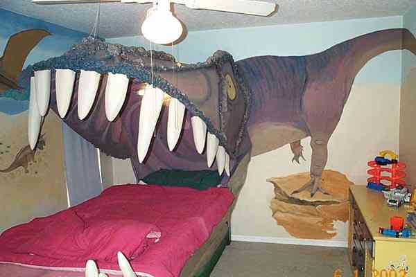 cama dinosaurio