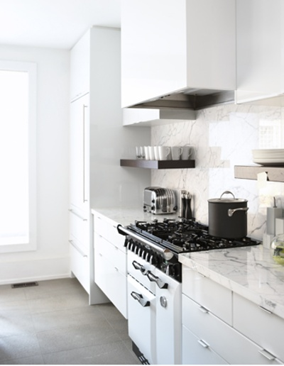 El color blanco en cocinas Fotografías de cocinas en blanca