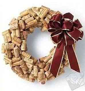 Coronas de Navidad 5 corona reciclada