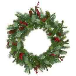 Coronas de Navidad 2 corona verde