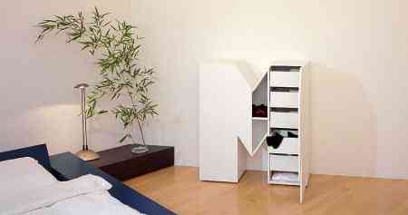 mueble con forma de m