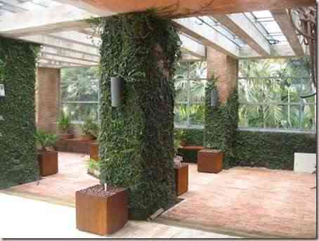 Un jardín en la pared, disposiciones vegetales de interior 4 jardines interiores-4