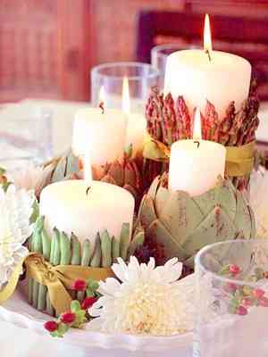 Decoración con velas