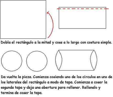 Idea Almohada. Manualidad en Tela 2