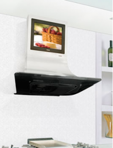 campana-ilve Campana extractora y televisión LCD, dos en uno en la cocina 1