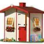 casita guille 150x150 Casita de madera de Green House para los peques