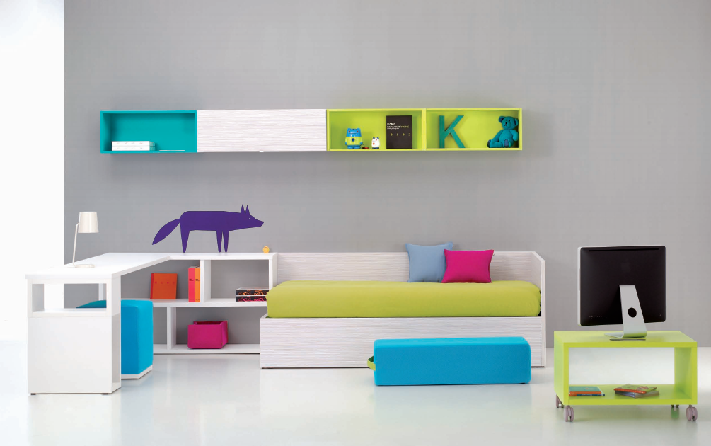 Decorando una habitación infantil Cama nido niños