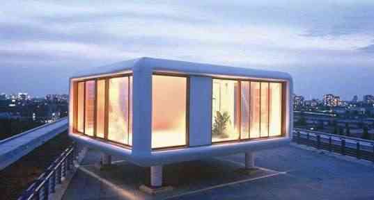 lofttube LoftCube, para vivir en una azotea