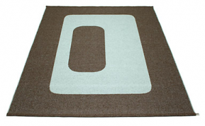 alfombra platico marron1 300x184 Alfombras de plástico de Pappelina