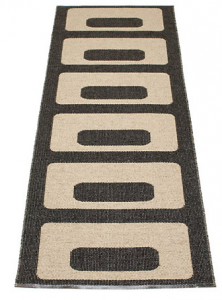 alfombra platico marron2 222x300 Alfombras de plástico de Pappelina