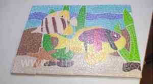Un mosaico con fimo 1