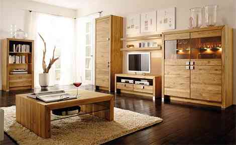 Muebles modernos con un toque rústico Living moderno y rustico