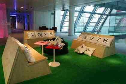 Un Scrabble gigante para el salón 1 cojines