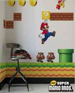 Super Marios Bros. en tus paredes 1