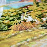 alfombras punto de cruz