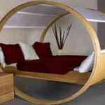 Cama circular de diseño