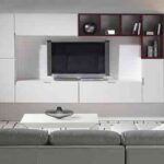 mueble modular en blanco