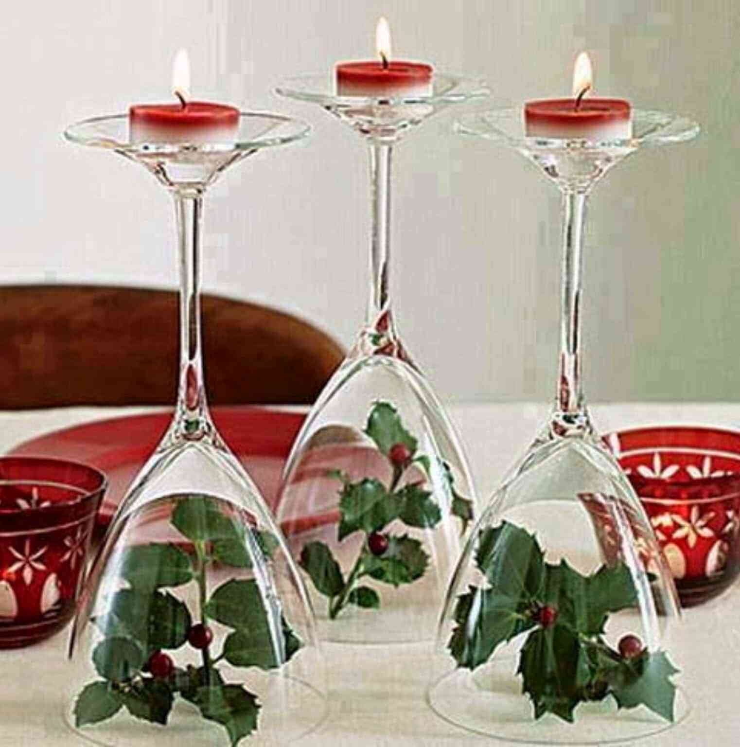 Decoración de candelabros para Navidad 2