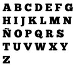 PLANTILLA DE LETRAS – Chunk five