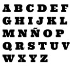 PLANTILLA DE LETRAS – Ultra