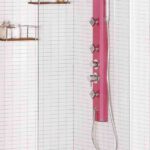 Columna rosa para ducha