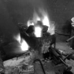 Preparando aluminio para crear las sillas