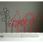 Divisor de espacios con estilo en siluetas