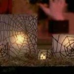 portavelas telaraña