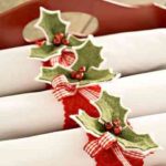 anillos de servilletas navidad