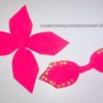 Manualidades navideñas: flor de pascua con fieltro 6 Manualidades navideñas: flor de pascua con fieltro 6