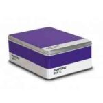 caja pantone morado