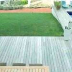 Tarima de piscina gris