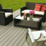 Tarima de madera sintética para exteriores