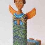 Angel hincado