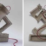 Lámpara reciclada trash me