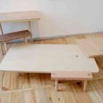 Peg, una mesa que se cuelga y descuelga de la pared 8