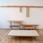 Peg, una mesa que se cuelga y descuelga de la pared 9