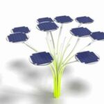 Planta solar con forma de árbol