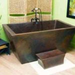 Bañera de cobre macizo