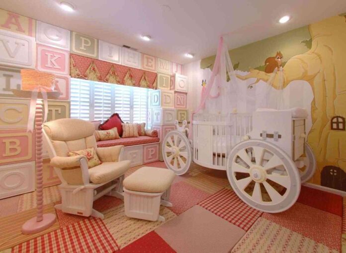 habitación de bebe decorada