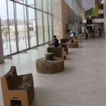 muebles de carton reciclado