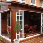 porches madera acristalados