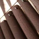 Persiana veneciana en cuero