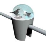 Comedero de pájaros para barandillas