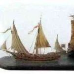 Barco en botella de cristal 4