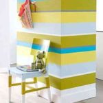 parede-pintada-de-rayas-de