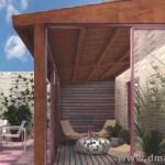 Atico con cerramiento de madera