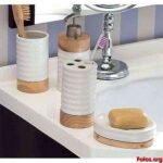 accesorios_baño_madera_ceramica