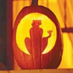 Calabaza Halloween gato