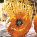 calabaza halloween con pelo
